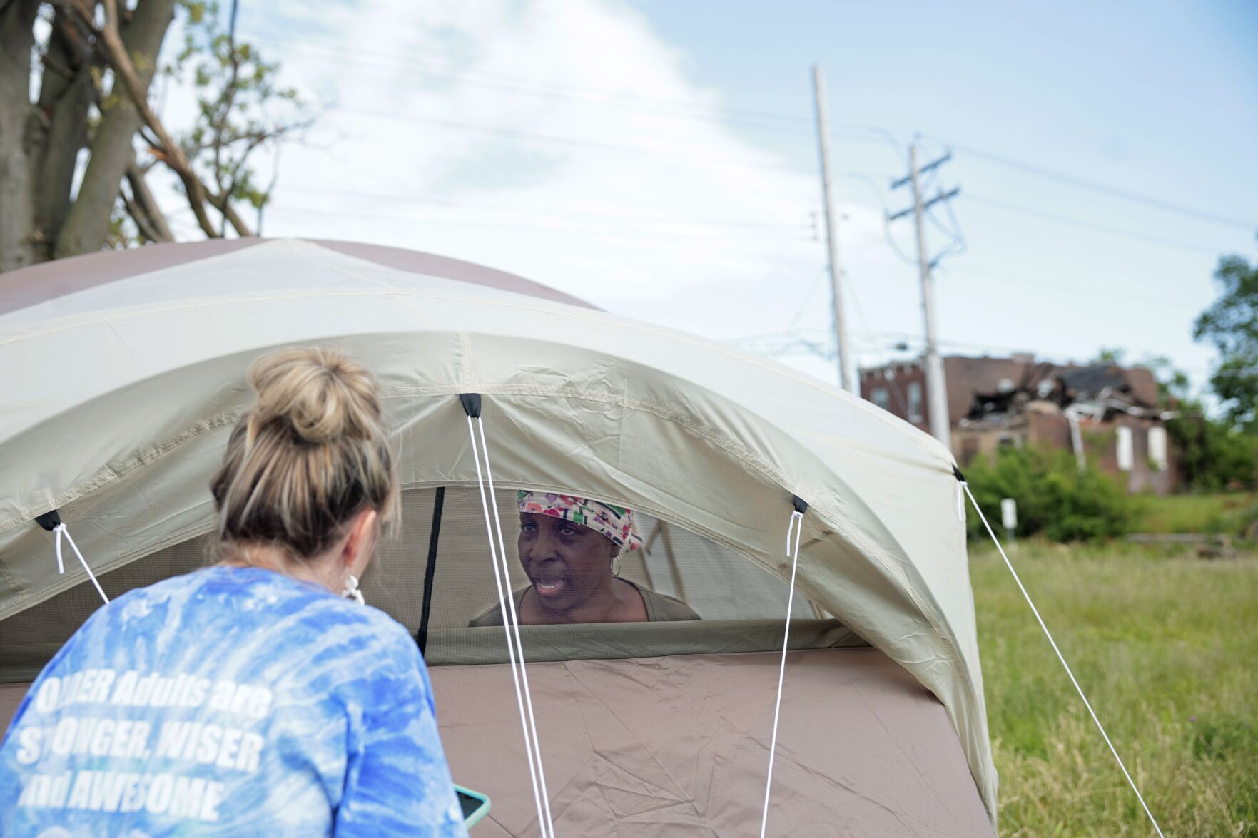 Residents vow to never leave tornado-ravaged property